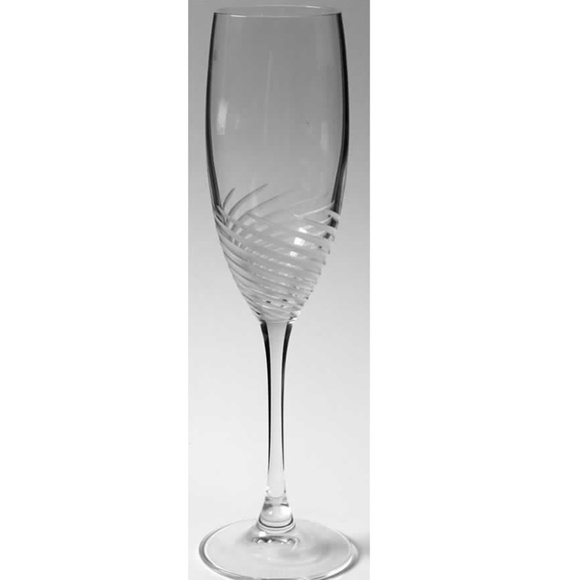 Set of 4 Fluted Champagne Spirale Mate by CRISTAL D'ARQUES-DURAND - Picture 1 of 1